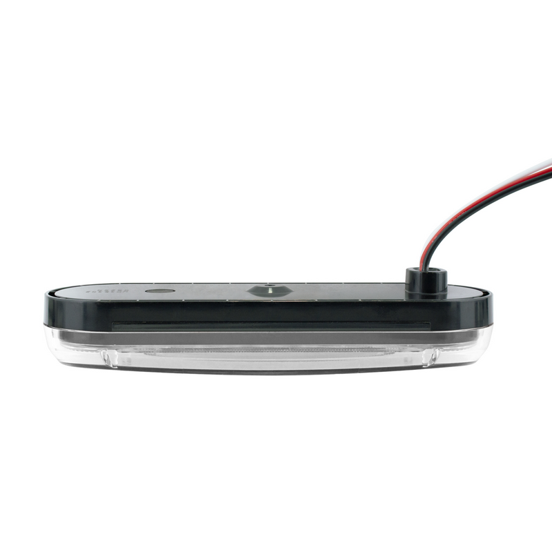 Saber 32 LED 6" Oval Turn Signal Light-Amber LED/Clear Lens
