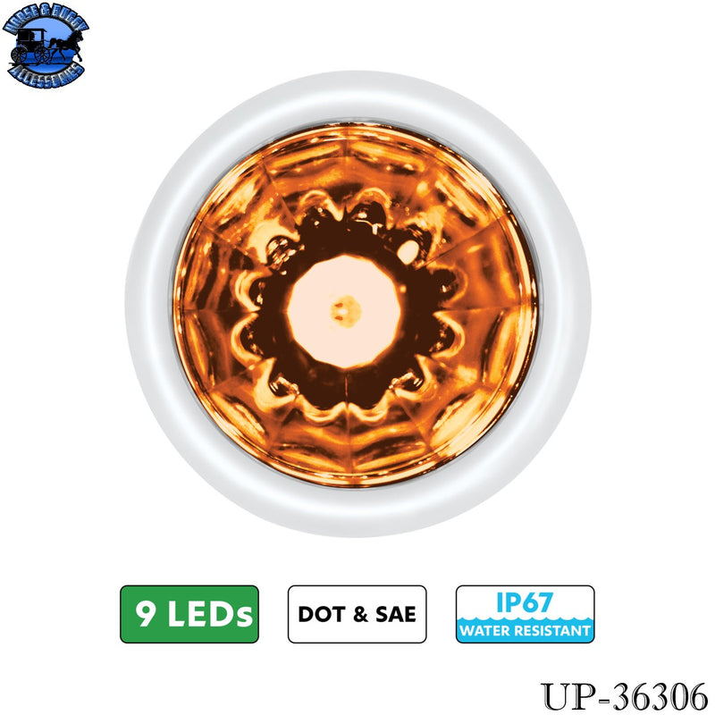 UltraBurst 9 LED Dual Function 1-1/2" Watermelon Light (CHOOSE LED) (CHOOSE LENS)