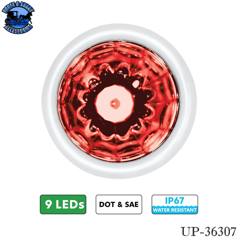 UltraBurst 9 LED Dual Function 1-1/2" Watermelon Light (CHOOSE LED) (CHOOSE LENS)