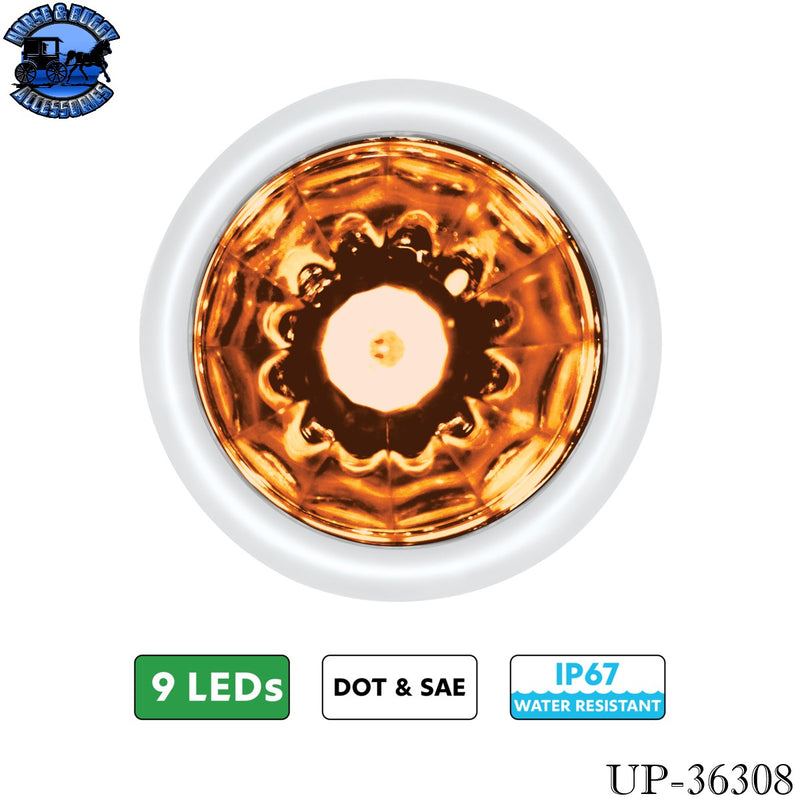 UltraBurst 9 LED Dual Function 1-1/2" Watermelon Light (CHOOSE LED) (CHOOSE LENS)