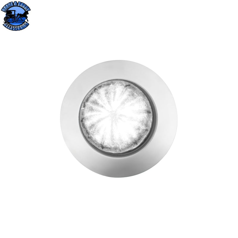 6 LED Dual Function 1-1/4" Watermelon Light With Stainless Steel Bezel (CHOOSE LED/LENS)