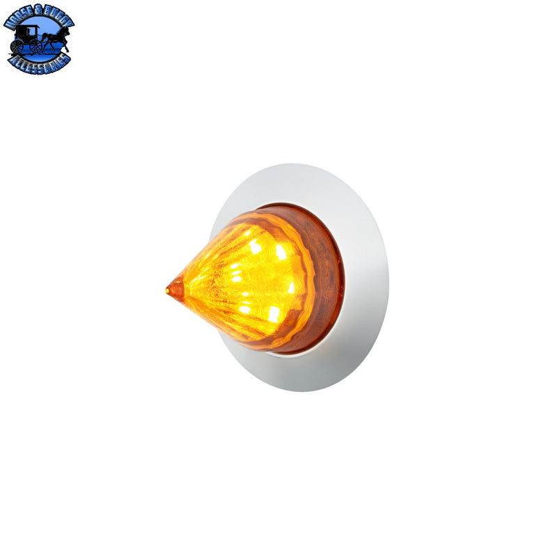 6 LED Dual Function 1-1/4" Spike Light With Stainless Steel Bezel (CHOOSE LED/LENS)