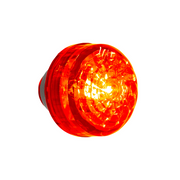 LED 1-1/4" Round Light (Clearance/Marker) - Red LED/Red Lens