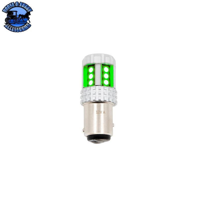 High Power 18 LED 1157 Bulb (Choose Color) Light Bulb Green Dark Slate Gray