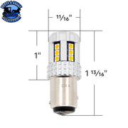 High Power 18 LED 1157 Bulb (Choose Color) Light Bulb Amber,Red,White,Blue,Green,Purple Light Gray