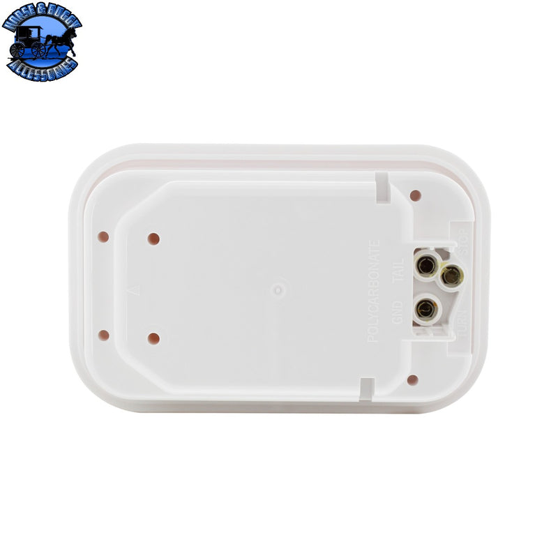 Luz intermitente rectangular - Lente ámbar