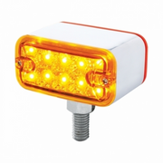 UP-36414 20 LED Dual Function Reflector Double Face Light - T-Mount -Amber & Red LED/Amber & Red Lens