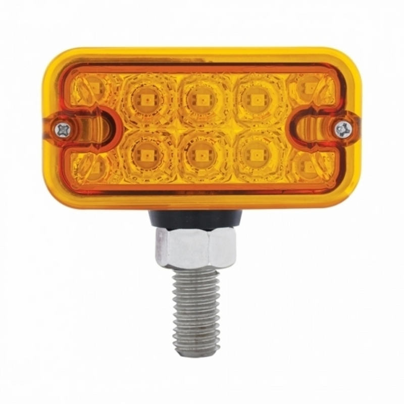 UP-36414 20 LED Dual Function Reflector Double Face Light - T-Mount -Amber & Red LED/Amber & Red Lens