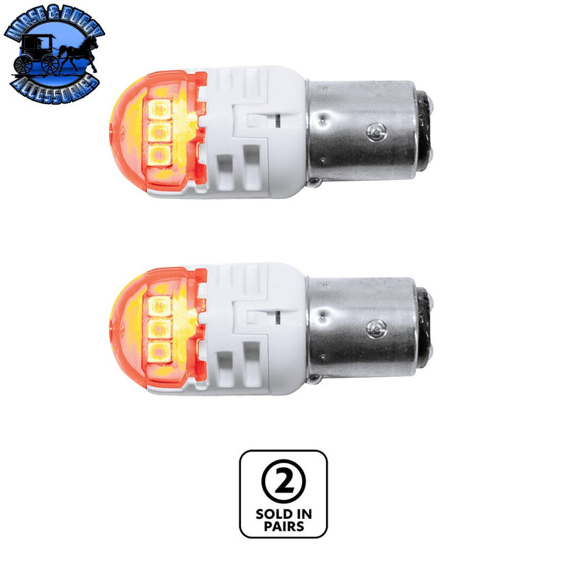 High Power 6 LED 1157 Bulb (Choose Color) Light Bulb Amber Light Gray