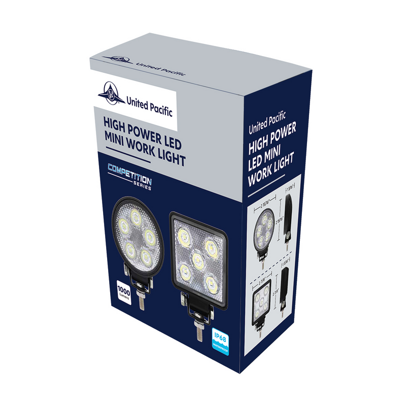 Mini luz de trabajo de 5 LED de alta potencia - Foco cuadrado