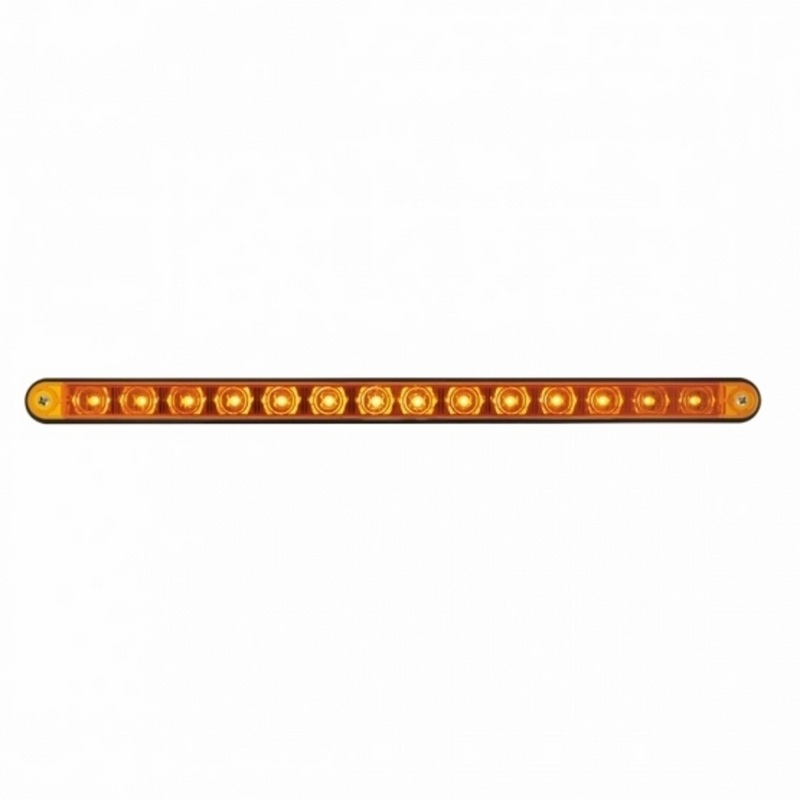 UP-36484 14 LED 12" Light Bar With Black Housing - Amber LED/Amber Lens