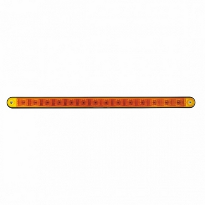 UP-36484 14 LED 12" Light Bar With Black Housing - Amber LED/Amber Lens