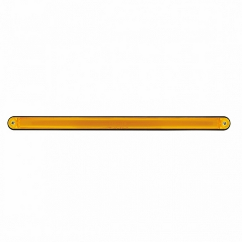 24 LED 12" GloLight Bar With Black Housing - Amber LED/Amber Lens