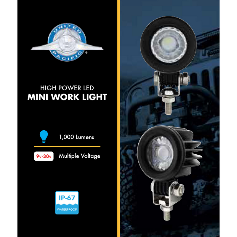 Mini luz de trabajo LED única de alta potencia
