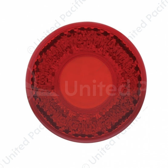 36525 9 LED 2" Round Mirage Light (Clearance/Marker) - Red LED/Red Lens