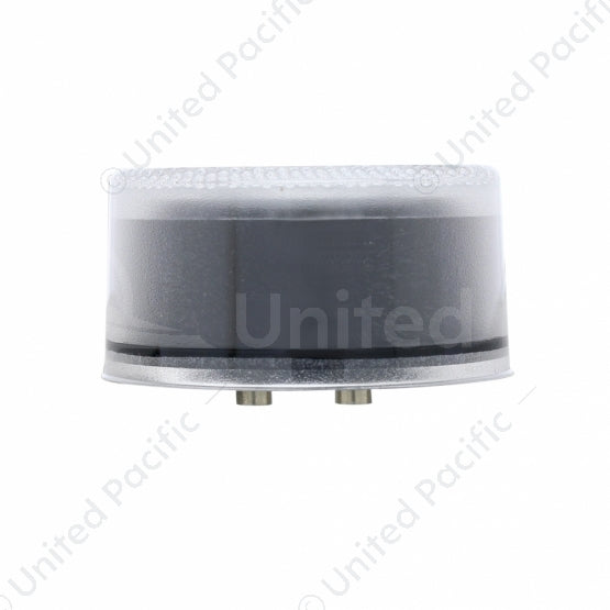 36527 9 LED 2" Round Mirage Light (Clearance/Marker) - Red LED/Clear Lens