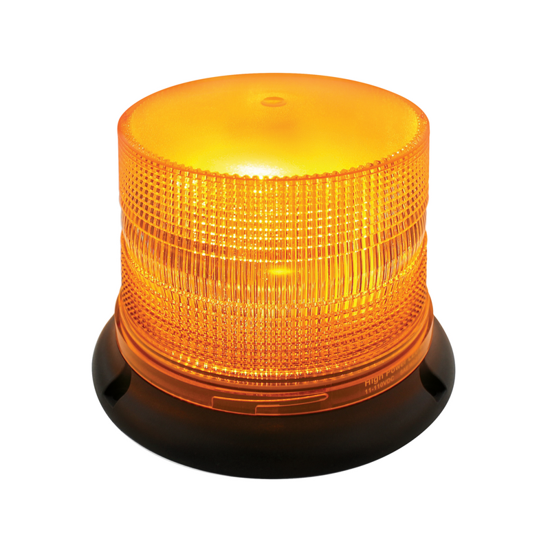 3 High Power LED 5" Round Beacon Light - Magnet Mount
