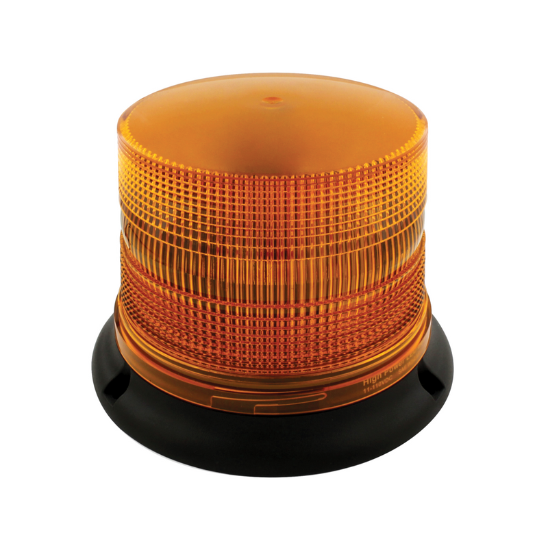 3 High Power LED 5" Round Beacon Light - Magnet Mount