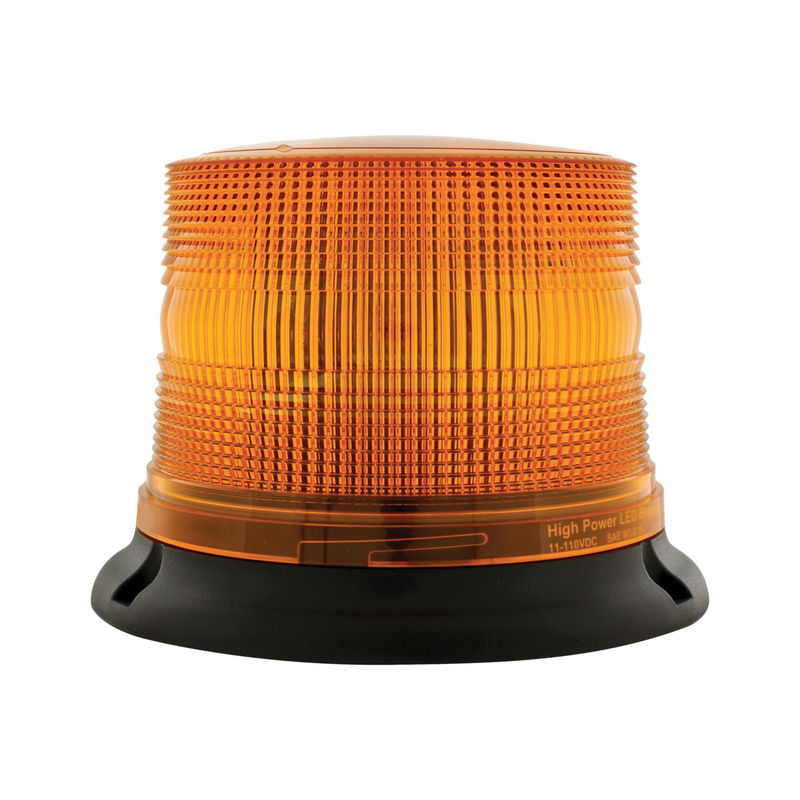 3 High Power LED 5" Round Beacon Light - Magnet Mount