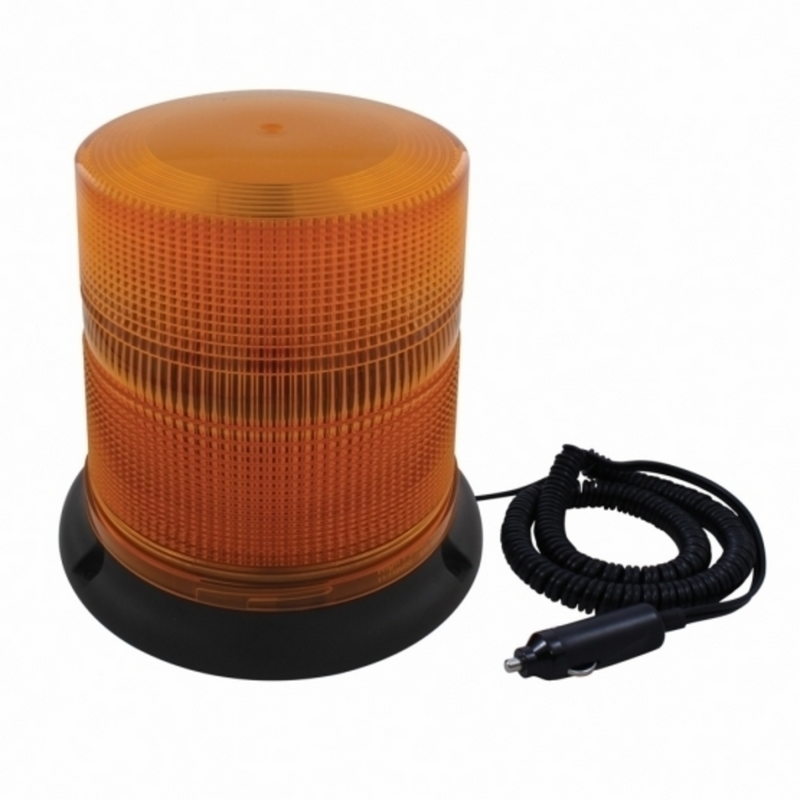 3 High Power LED 5" Round Beacon Light - Magnet Mount