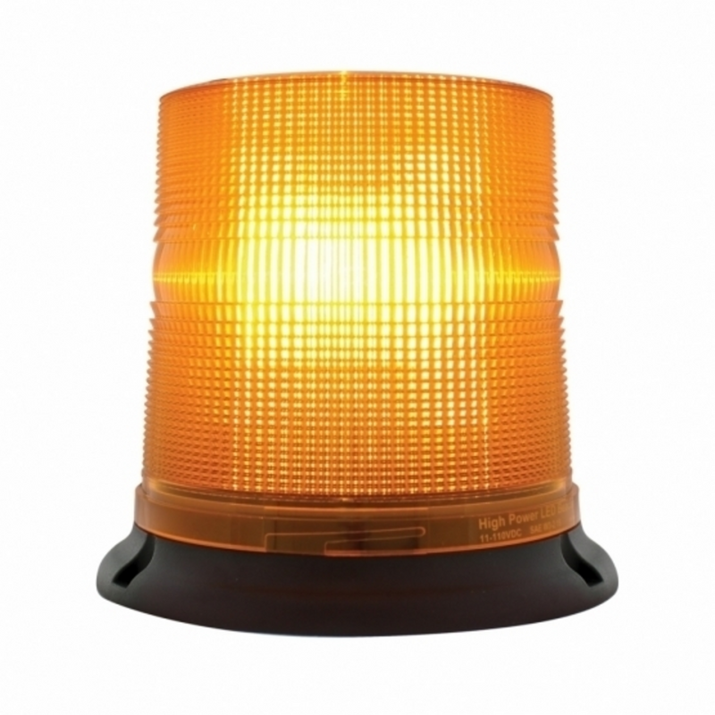 3 High Power LED 5" Round Beacon Light - Magnet Mount