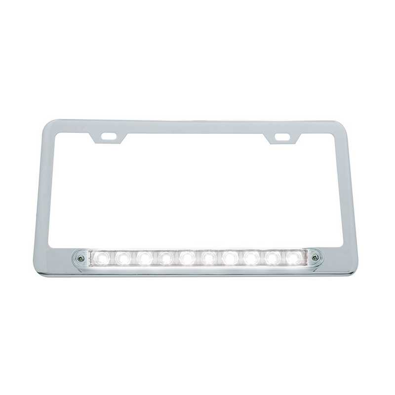 Chrome Deluxe LED License Plate Frame