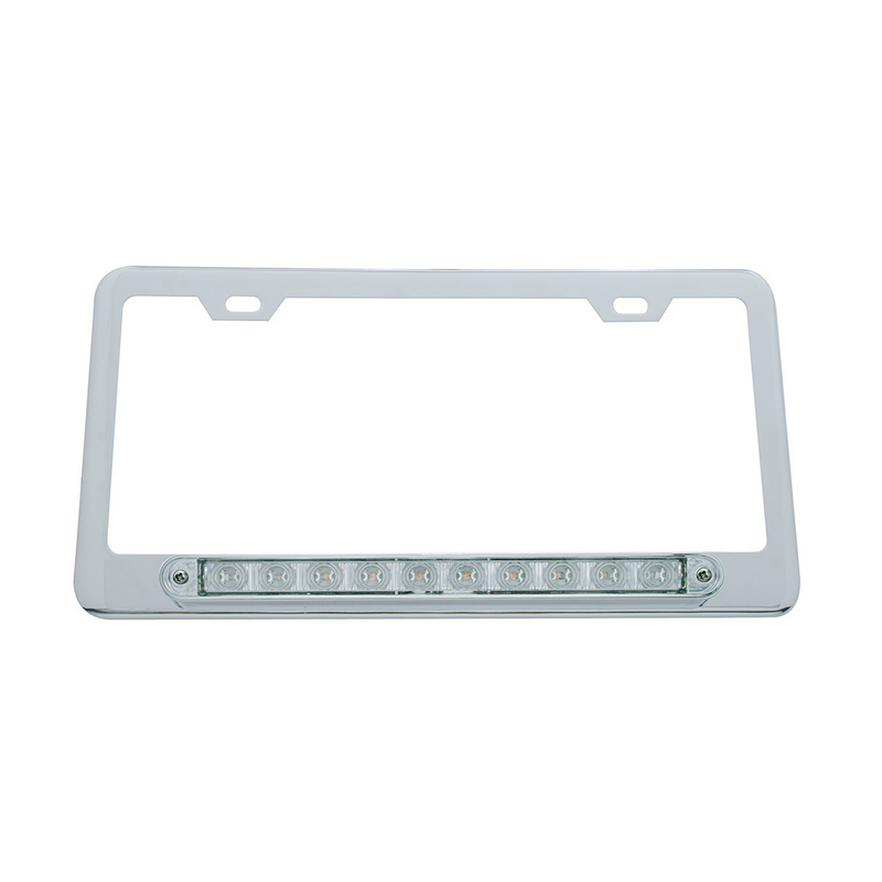 Chrome Deluxe LED License Plate Frame
