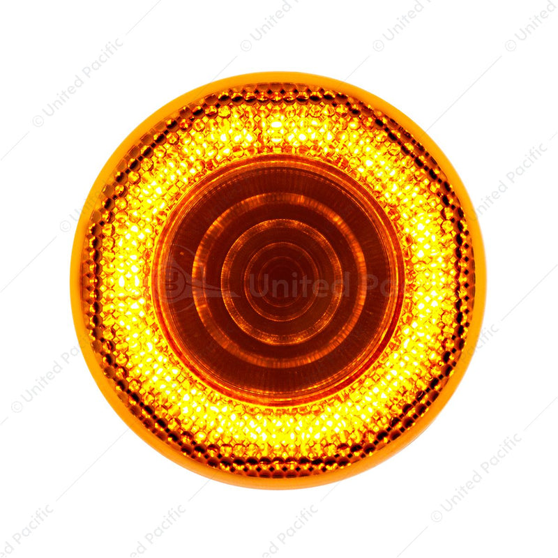 UP-36560 12 LED 2-1/2" Mirage Light (Clearance/Marker) - Amber LED/Amber Lens