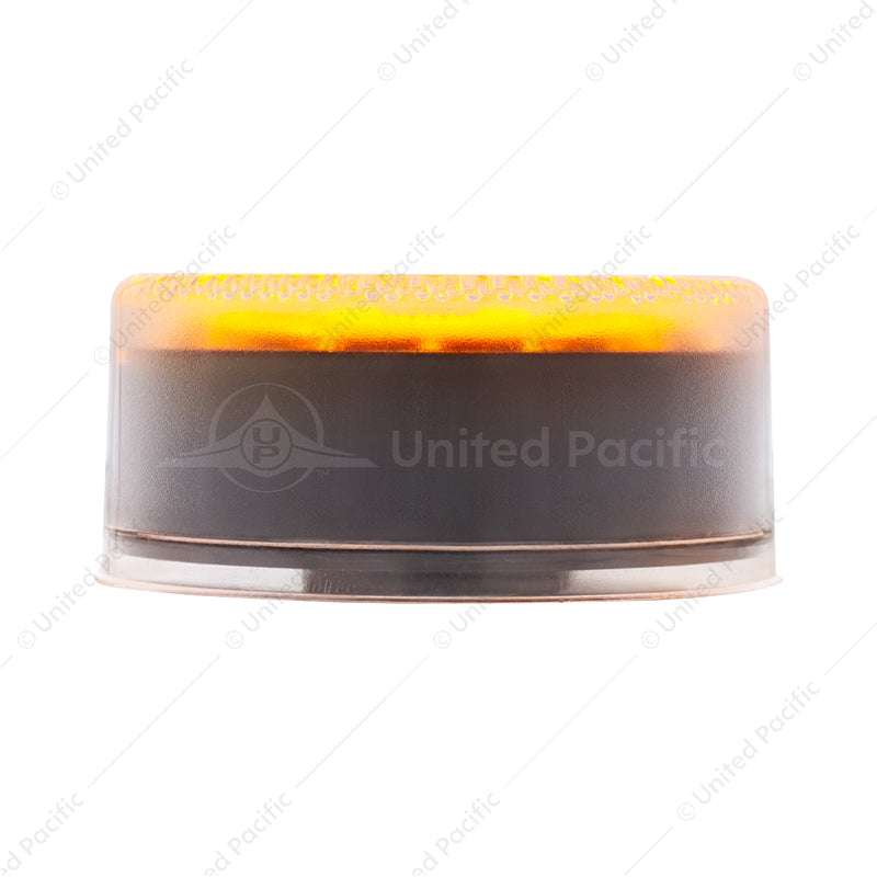 UP-36562 12 LED 2-1/2" Mirage Light (Clearance/Marker) - Amber LED/Clear Lens