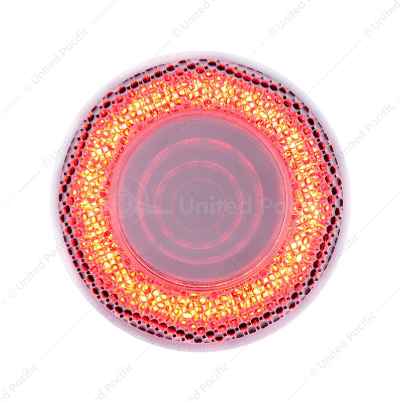 UP-36563 12 LED 2-1/2" Mirage Light (Clearance/Marker) - Red LED/Clear Lens