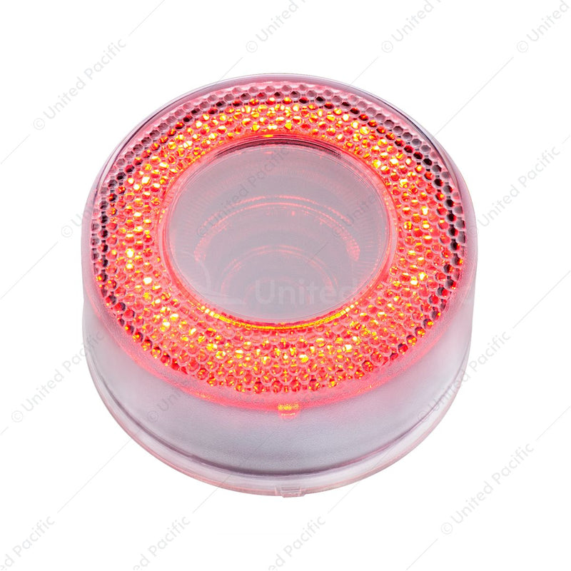 UP-36563 12 LED 2-1/2" Mirage Light (Clearance/Marker) - Red LED/Clear Lens