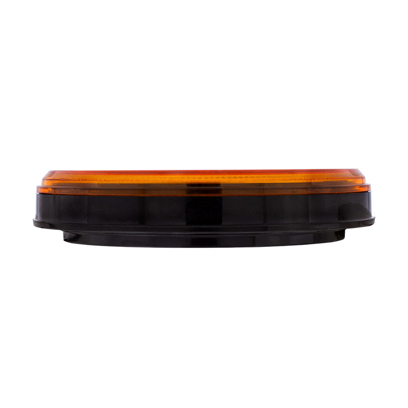 UP-36565 13 LED 4" Round Abyss Light (Turn Signal) - Amber LED/Amber Lens
