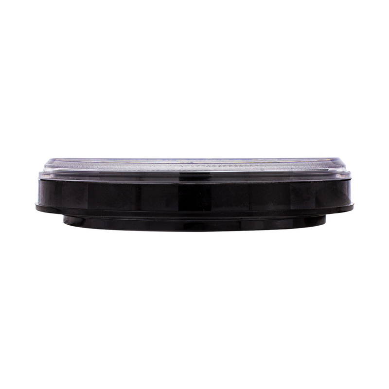 UP-36566 13 LED 4" Round Abyss Light (Stop, Turn & Tail) - Red LED/Clear Lens