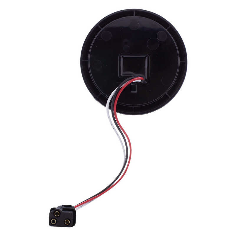 UP-36567 13 LED 4" Round Abyss Light (Turn Signal) - Amber LED/Clear Lens