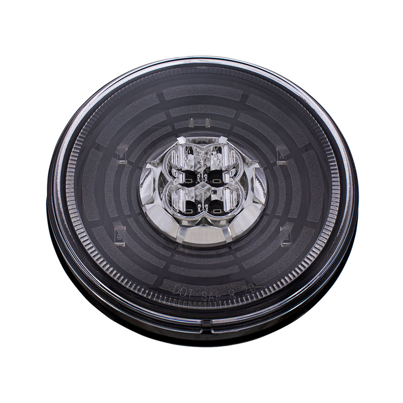 UP-36568 13 LED 4" Round Abyss Light (Back-Up) - White LED/Clear Lens