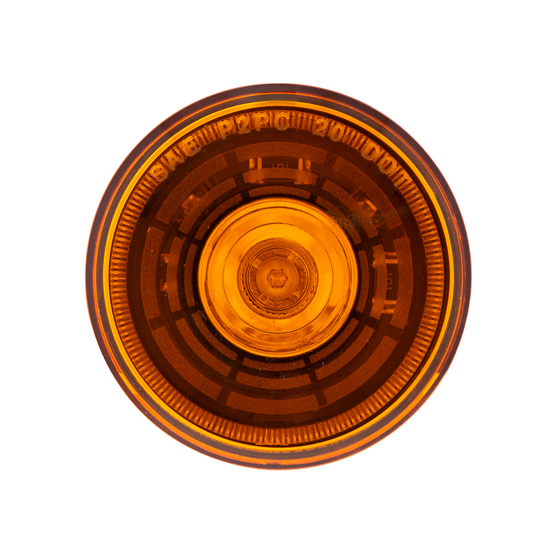 4 LED 2" Round Abyss Light (Clearance/Marker) - Amber LED/Amber Lens