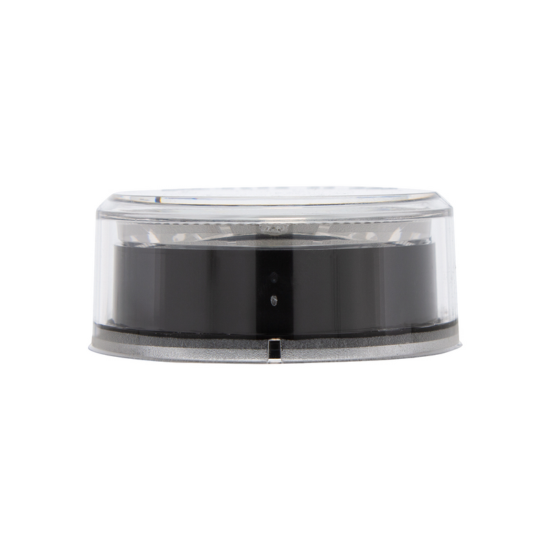 4 LED 2" Round Abyss Light (Clearance/Marker) - Red LED/Clear Lens