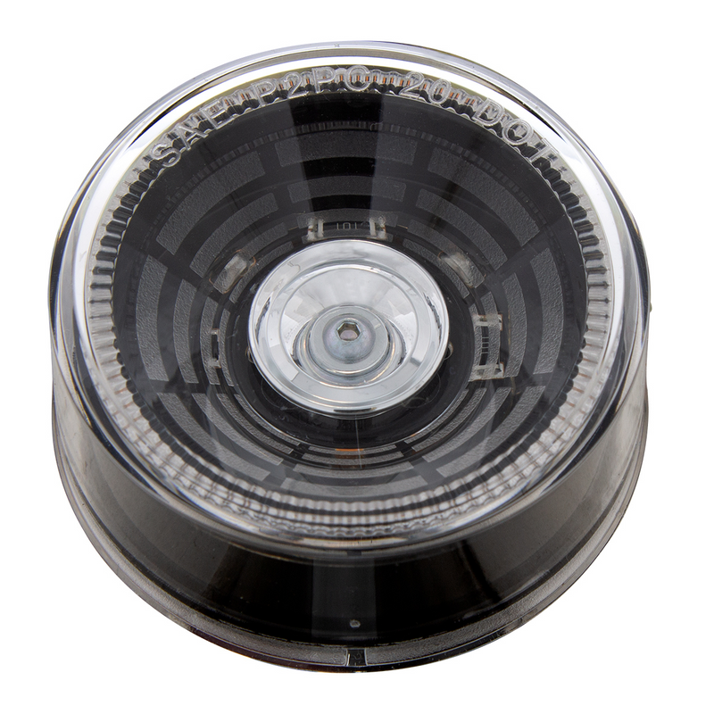 4 LED 2-1/2" Round Abyss Light (Clearance/Marker) - Amber LED/Clear Lens