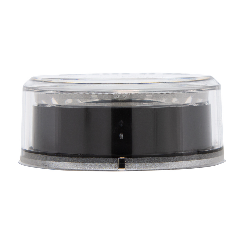 4 LED 2-1/2" Round Abyss Light (Clearance/Marker) - Amber LED/Clear Lens