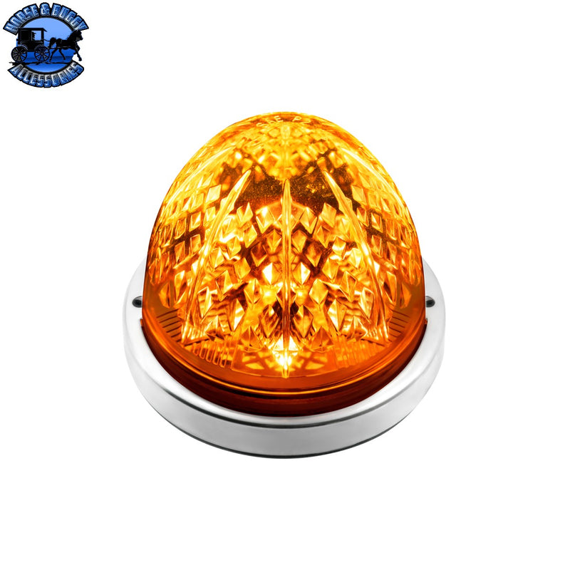 Crystal-Comet 9 LED Dual Function Watermelon Light With Stainless Steel Bezel (Choose Color)