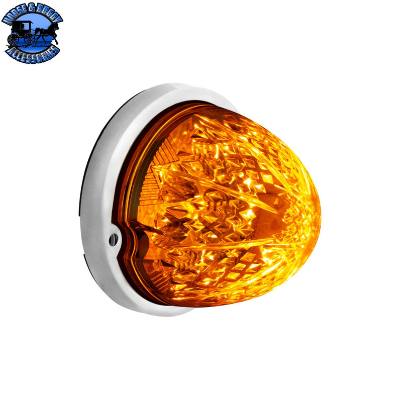 Crystal-Comet 9 LED Dual Function Watermelon Light With Stainless Steel Bezel (Choose Color)