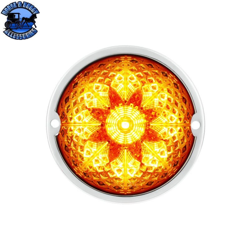 Crystal-Comet 9 LED Dual Function Watermelon Light With Stainless Steel Bezel (Choose Color)