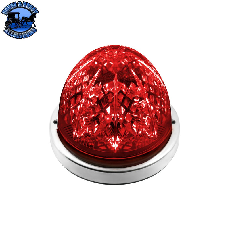 Crystal-Comet 9 LED Dual Function Watermelon Light With Stainless Steel Bezel (Choose Color)