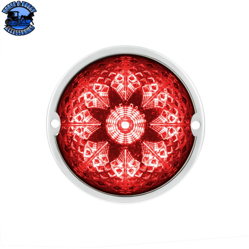 Crystal-Comet 9 LED Dual Function Watermelon Light With Stainless Steel Bezel (Choose Color)