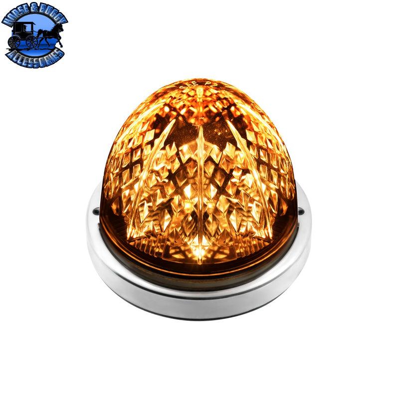 Crystal-Comet 9 LED Dual Function Watermelon Light With Stainless Steel Bezel (Choose Color)