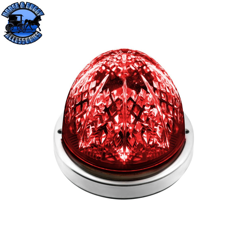 Crystal-Comet 9 LED Dual Function Watermelon Light With Stainless Steel Bezel (Choose Color)