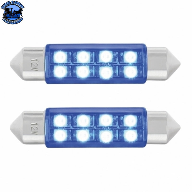 Bombilla LED Micro LED 211-2 de alta potencia 8 SMD - Azul (paquete de 2)