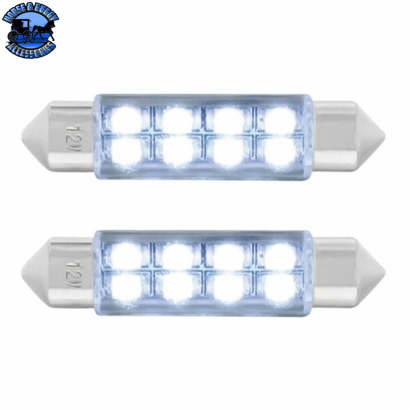 Bombilla LED Micro LED de alta potencia 8 SMD 211-2 - Blanco (paquete de 2)
