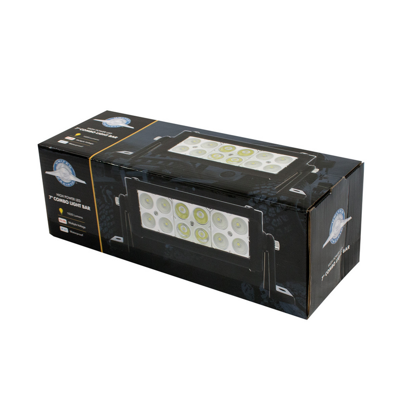 UP-36599 12 High Power LED 7" Combo Light Bar - Competition Series