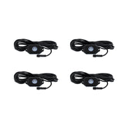 Bluetooth RGB Multi-Color 500 Lumen LED Rock Light 4-Piece Kit #36604 underglow Black